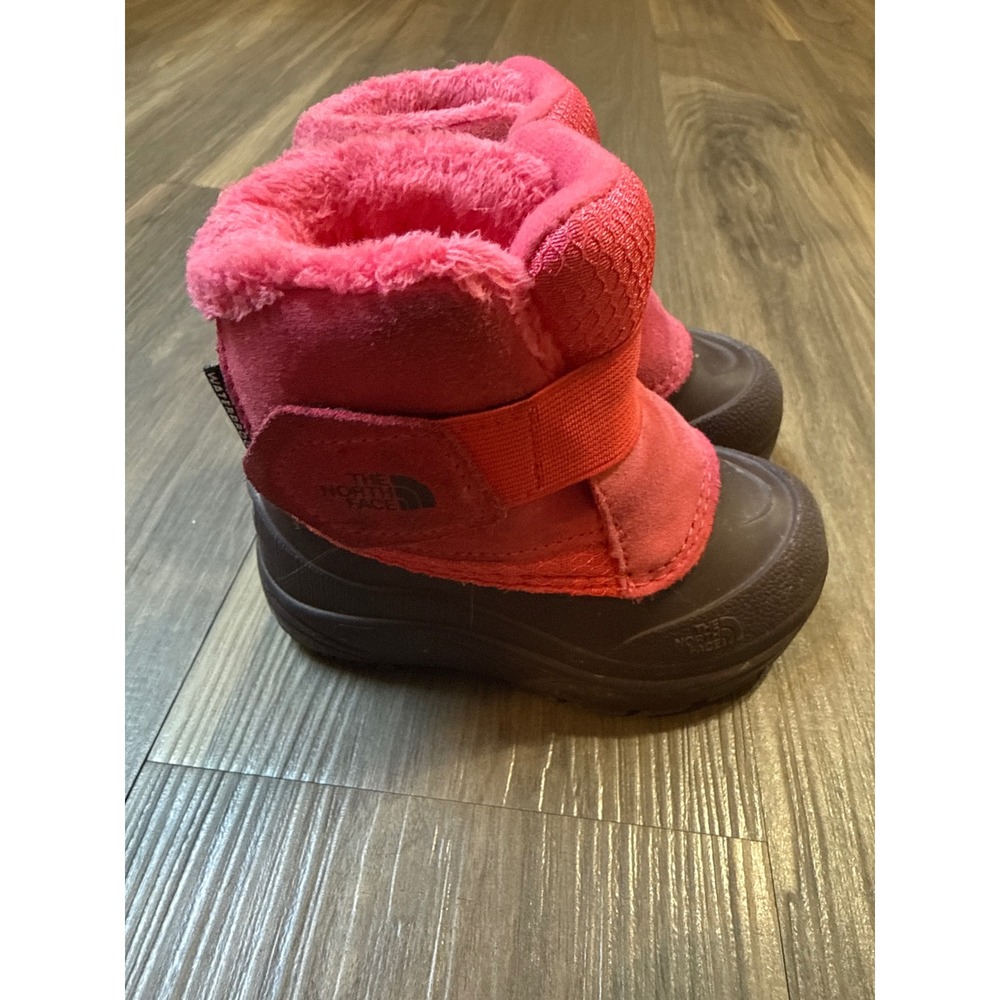 The North Face Alpenglow Snow Boots Toddler 6 Pink Waterproof